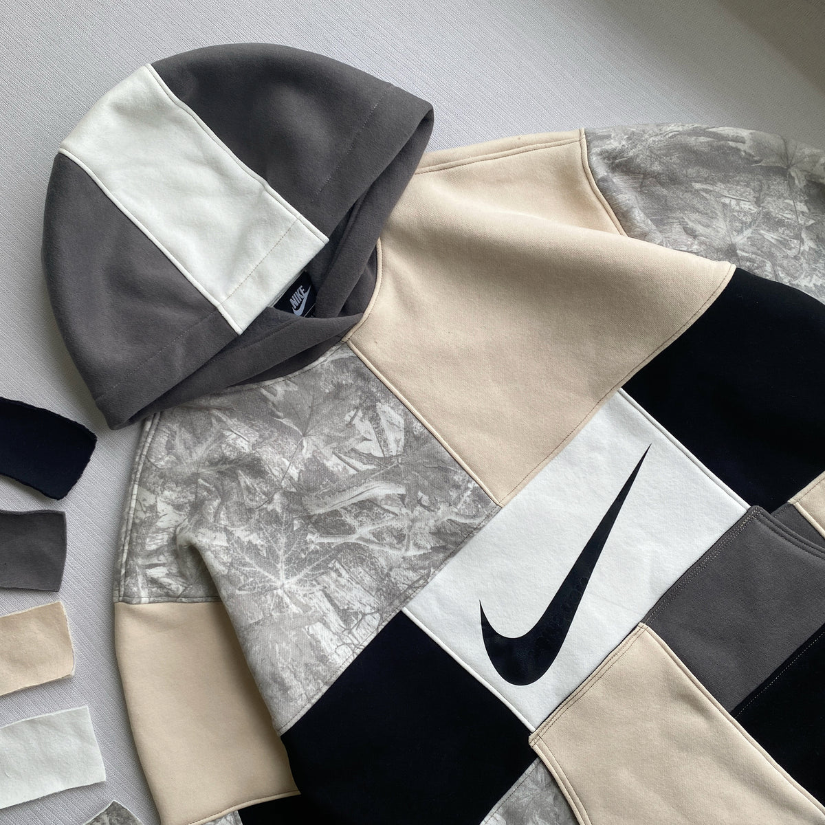 Mineral & Ash 1-of-1 Handcrafted Reworked Hoodie