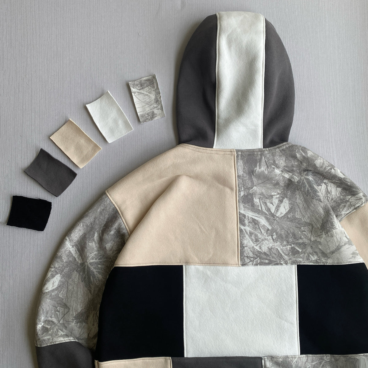 Mineral & Ash 1-of-1 Handcrafted Reworked Hoodie