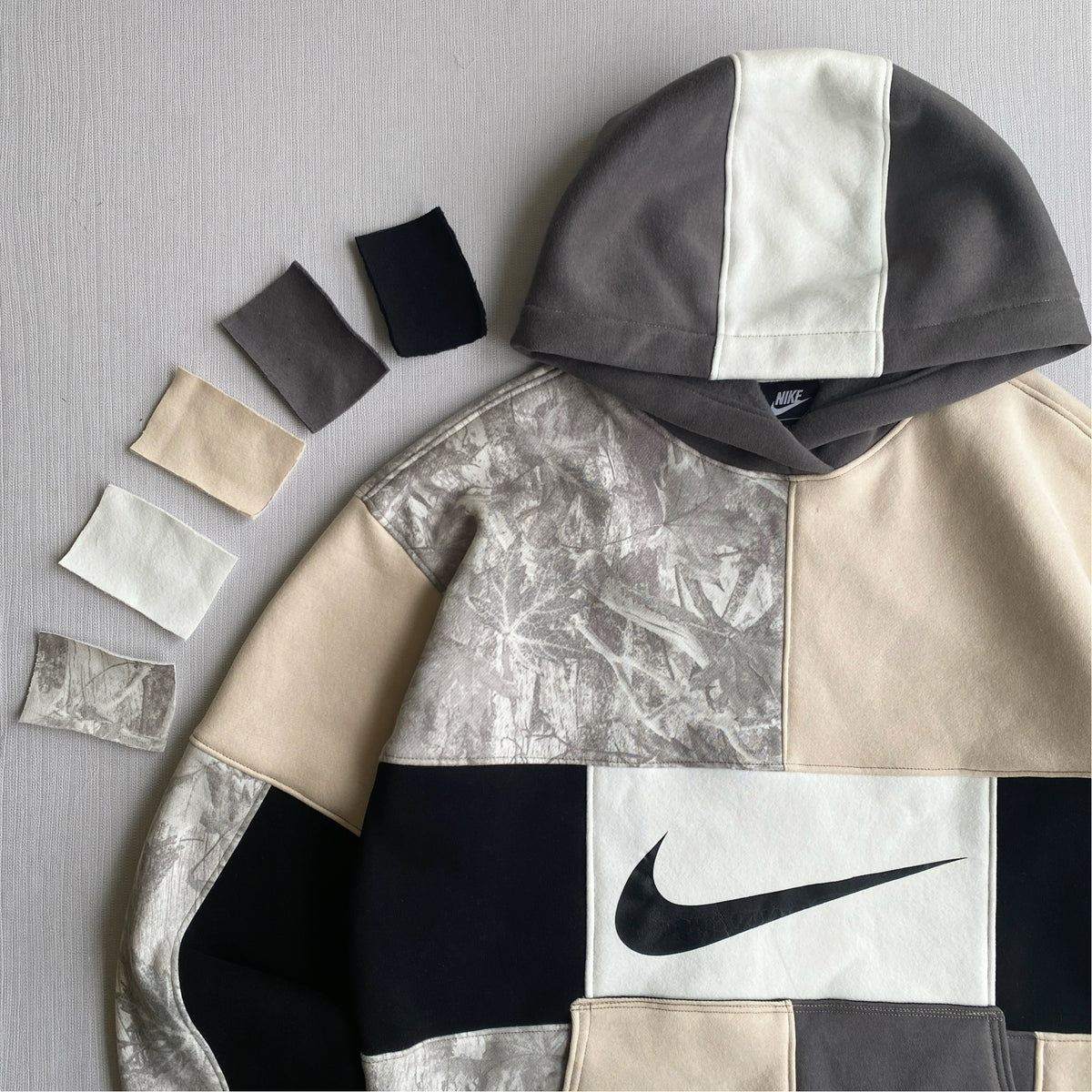 Mineral & Ash 1-of-1 Handcrafted Reworked Hoodie