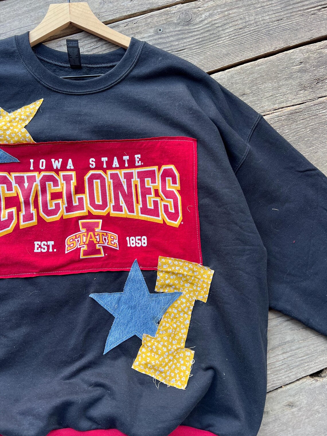 College Patchwork Crewneck (2XL)