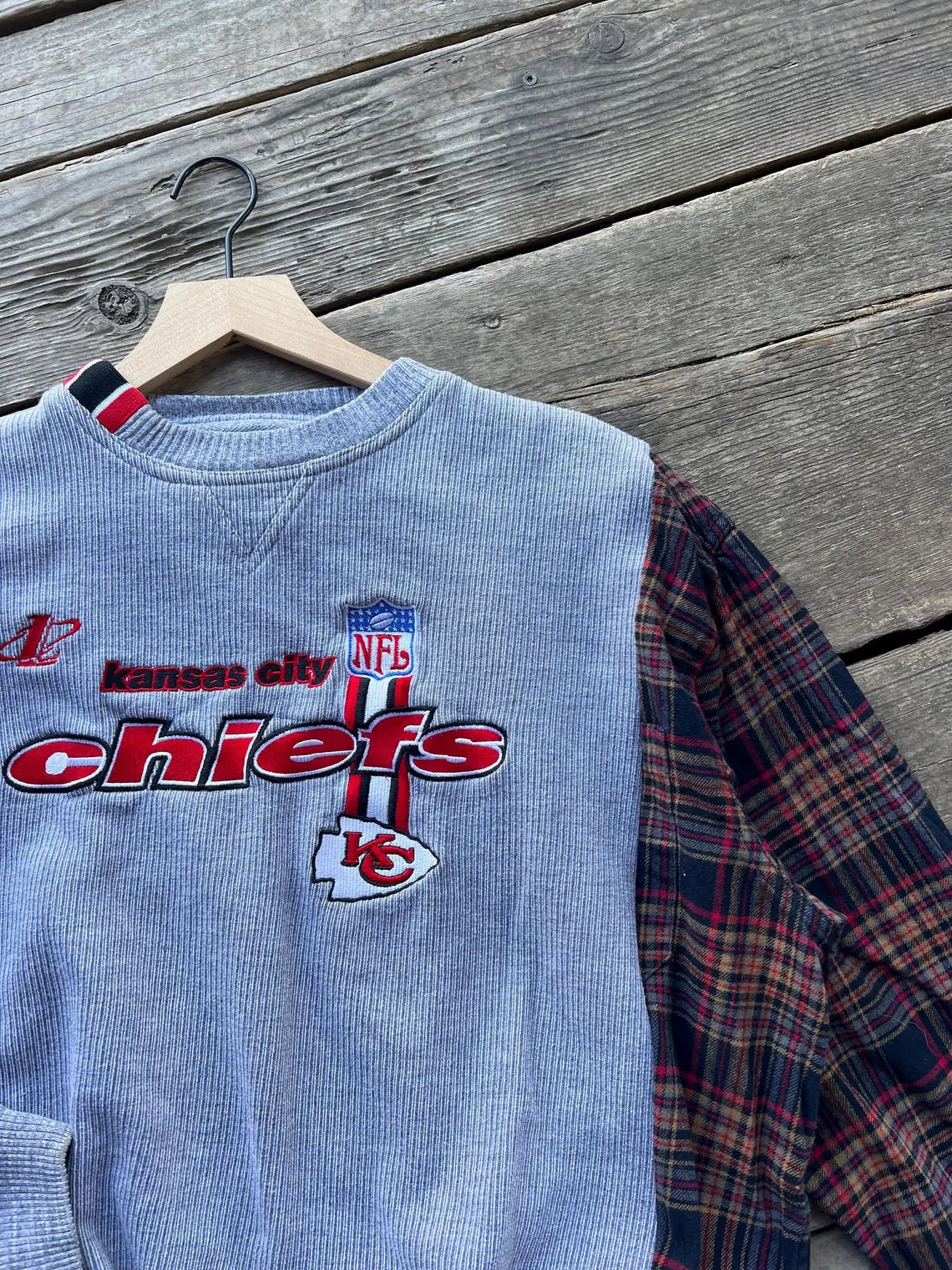 Patchwork rework vintage crewneck (Medium)