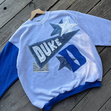 College Patchwork Basketball Crewneck (XL)