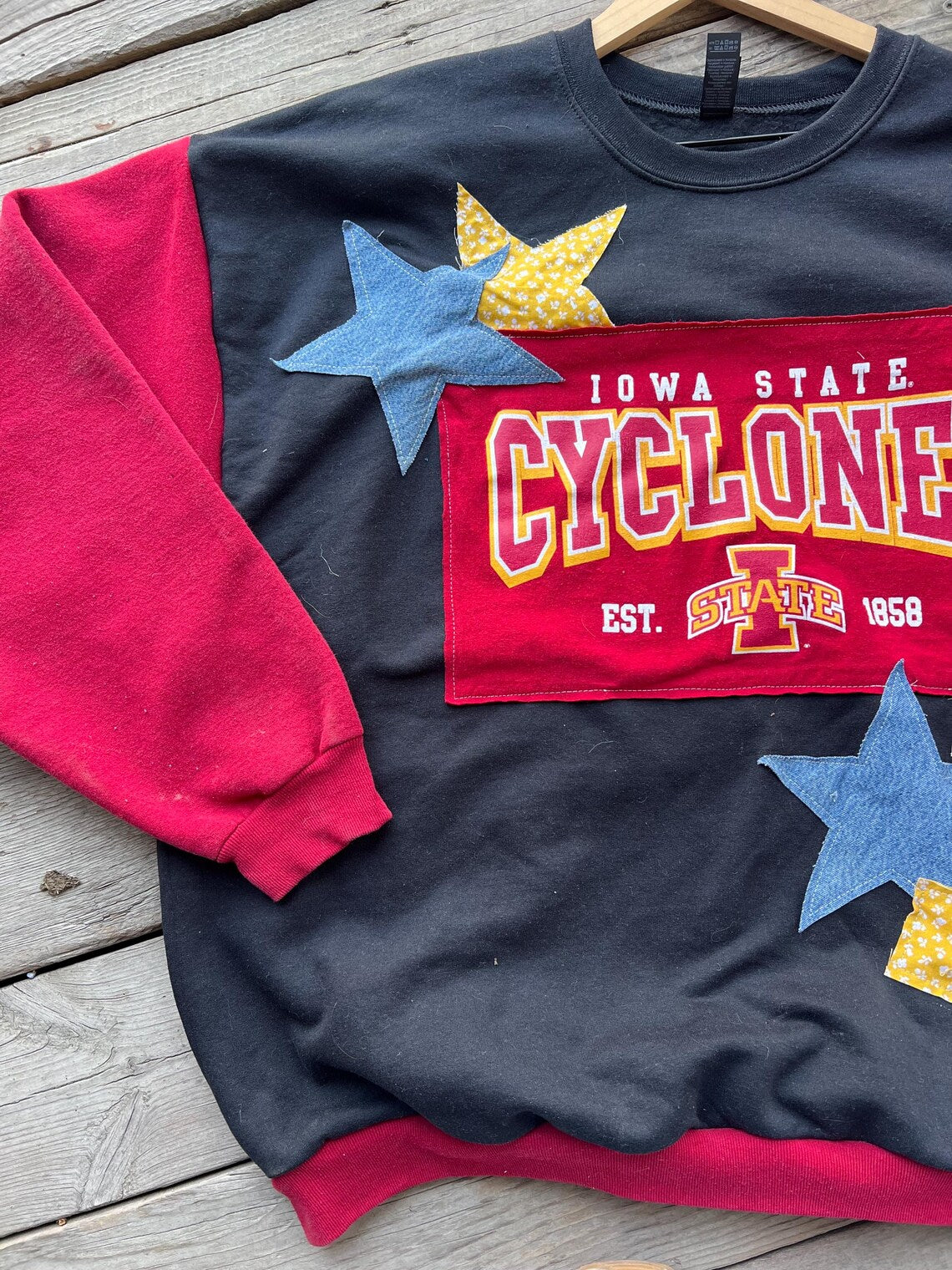 College Patchwork Crewneck (2XL)