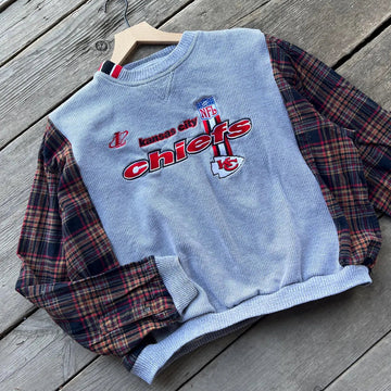 Patchwork rework vintage crewneck (Medium)